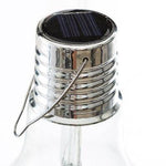 Lampa Solara LED Decorativa sub forma de Bulb, pentru exterior, suspendata, IP65, Ultron Transparent, lumina rece,