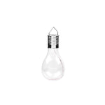 Lampa Solara LED Decorativa sub forma de Bulb, pentru exterior, suspendata, IP65, Ultron Transparent, lumina calda,