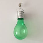 Lampa Solara LED Decorativa sub forma de Bulb, pentru exterior, suspendata, IP65, Ultron Verde, Flippy