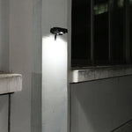 Lampa solara LED dreptunghiulara pentru perete Flippy, 18 x 7 cm, senzor miscare, 6V, ABS, 2200mAh, rezistent la apa,