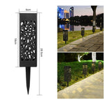 Lampa solara LED, Flippy, Set 6 Bucati, Tip Felinar, pentru Gradina, Inaltime 30.2 cm, putere 0.2W, 1.2V, 600mAh,