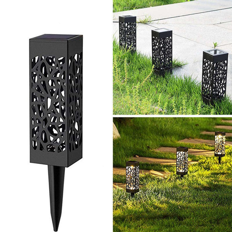 Lampa solara LED, Flippy, Set 6 Bucati, Tip Felinar, pentru Gradina, Inaltime 30.2 cm, putere 0.2W, 1.2V, 600mAh,