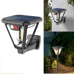Lampa Solara LED, Flippy, Tip Felinar, pentru Perete/Sol, 10.8 x 12.3 x 46 cm, 3 Moduri, Lumina Calda, din ABS si PP,