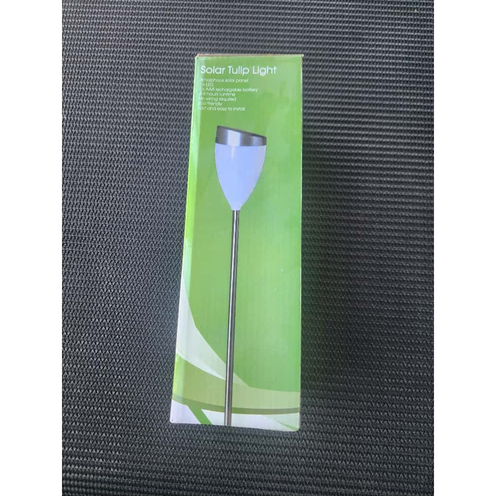 Lampa Solara pentru Gradina, Flippy, Set 2 buc, Tip LED, Model Lalea Tulip Light, Timp de Functionare 6-8 h, Inaltime