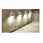 Lampa Solara LED pentru Gradina, Flippy, Set 2 Bucati, Tip Aplica pe Perete, 8.5 x 9 cm, 2V, ABS, 600mAh, Rezistent la