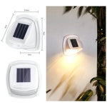 Lampa Solara LED pentru Gradina, Flippy, Set 2 Bucati, Tip Aplica pe Perete, 8.5 x 9 cm, 2V, ABS, 600mAh, Rezistent la