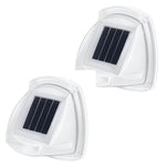 Lampa Solara LED pentru Gradina, Flippy, Set 2 Bucati, Tip Aplica pe Perete, 8.5 x 9 cm, 2V, ABS, 600mAh, Rezistent la