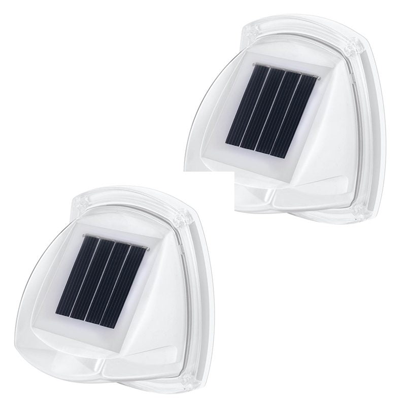 Lampa Solara LED pentru Gradina, Flippy, Set 2 Bucati, Tip Aplica pe Perete, 8.5 x 9 cm, 2V, ABS, 600mAh, Rezistent la