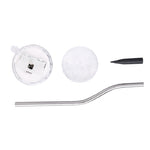 Lampa solara LED pentru Gradina, Flippy, Set 4 Bucati, Tip Diamant, Inaltime 30 x 9 cm, 2V, ABS, 600mAh, Lumina Alb