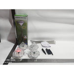 Lampa solara LED pentru Gradina, Flippy, Set 4 Bucati, Tip Diamant, Inaltime 30 x 9 cm, 2V, ABS, 600mAh, Lumina