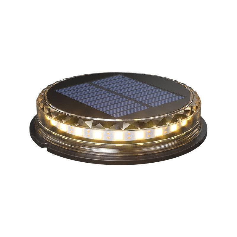 Lampa solara LED Set 4 Bucati, Flippy, Tip Spot pentru Gradina, 8 LED-uri, ABS si Policarbonat, Baterie 1.2V, 600mah,
