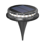 Lampa solara LED Set 4 Bucati, Flippy, Tip Spot pentru Gradina, 8 LED-uri, ABS si Policarbonat, Baterie 1.2V, 600mah,