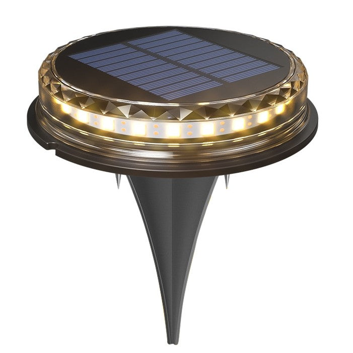 Lampa solara LED Set 4 Bucati, Flippy, Tip Spot pentru Gradina, 8 LED-uri, ABS si Policarbonat, Baterie 1.2V, 600mah,