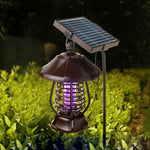 Lampa solara pentru gradina, anti-insecte, tantari, muste, UV, LED, material ABS, putere 5W, 1.2 V, autonomie 8 ore, 2