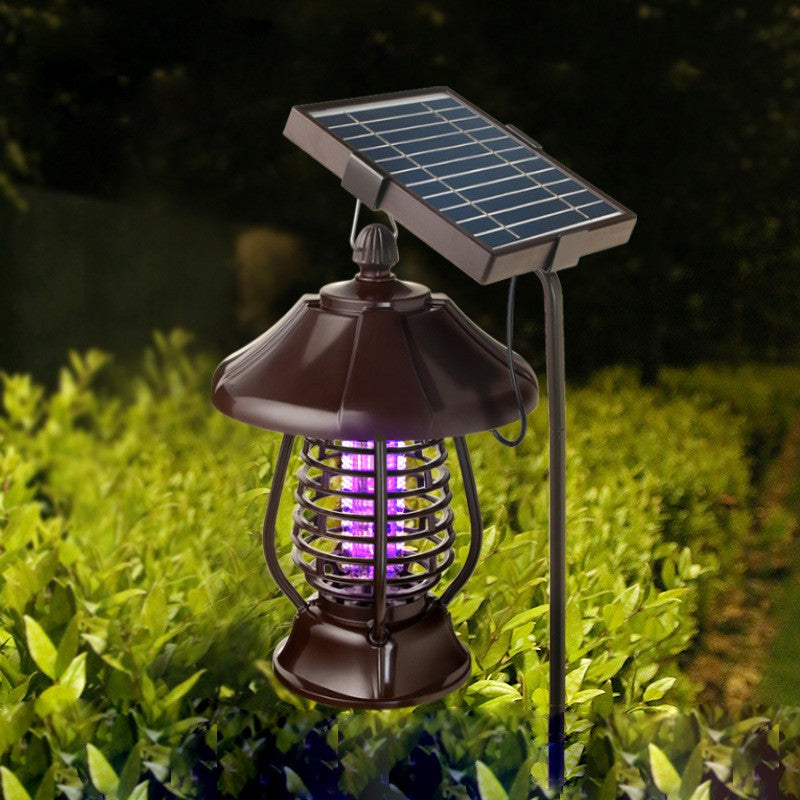 Lampa solara pentru gradina, anti-insecte, tantari, muste, UV, LED, material ABS, putere 5W, 1.2 V, autonomie 8 ore, 2