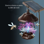 Lampa solara pentru gradina, anti-insecte, tantari, muste, UV, LED, material ABS, putere 5W, 1.2 V, autonomie 8 ore, 2