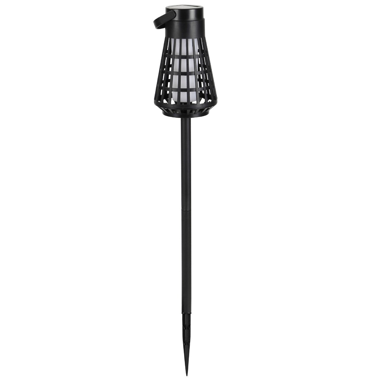 Lampa Solara pentru Gradina, Flippy, Reincarcabila de la Soare, Model Felinar, Portabila cu Picior, Lumina Calda, 12