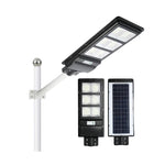 Lampa solara stradala Flippy, cu telecomanda, senzor de miscare si lumina, suport prindere, 135 LED-uri, IP65, ABS,