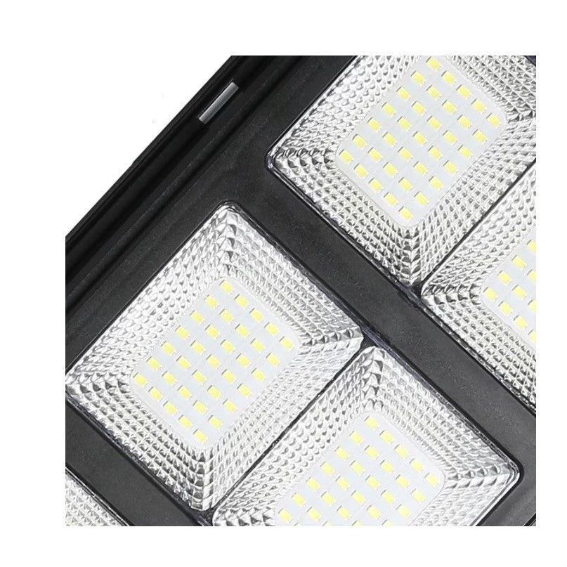 Lampa solara stradala Flippy, cu telecomanda, senzor de miscare si lumina, suport prindere, 225 LED-uri, IP65, ABS,
