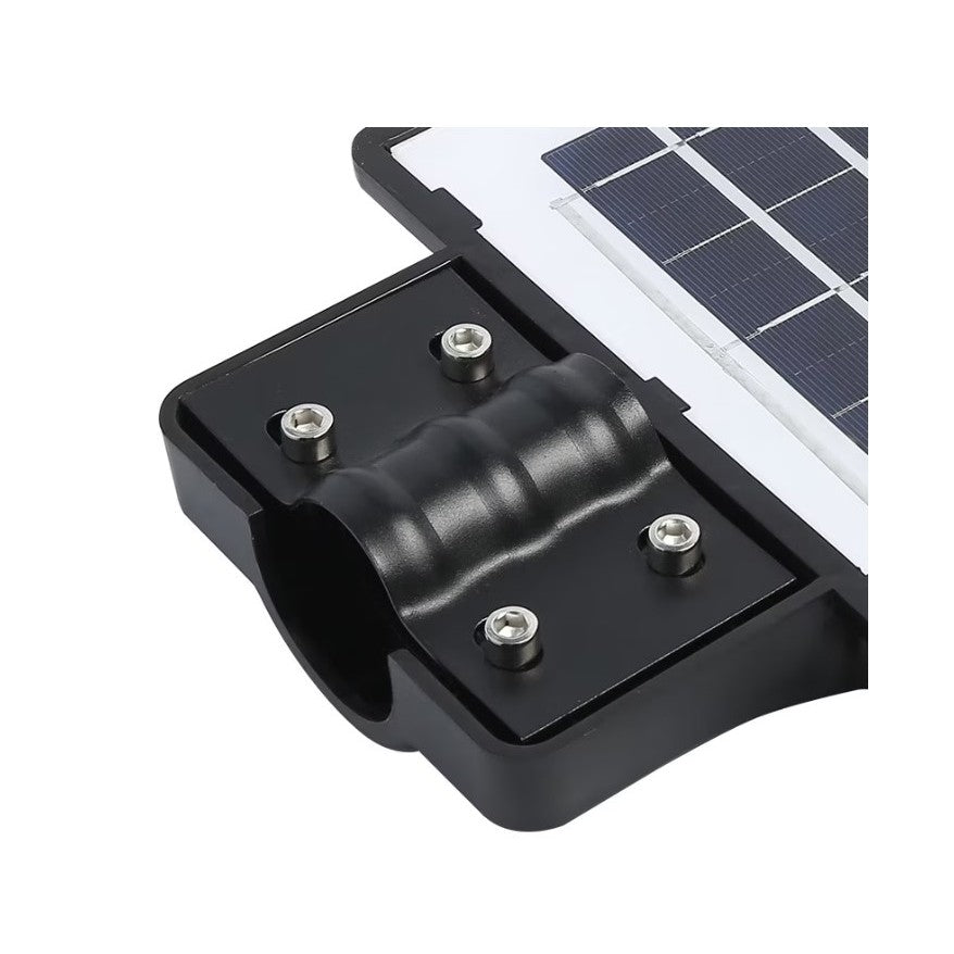 Lampa solara stradala Flippy, cu telecomanda, senzor de miscare si lumina, suport prindere, 225 LED-uri, IP65, ABS,