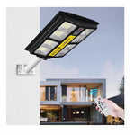 Lampa solara stradala Flippy, cu telecomanda, senzor de miscare si lumina, suport prindere, 720 LED-uri, IP65, ABS,