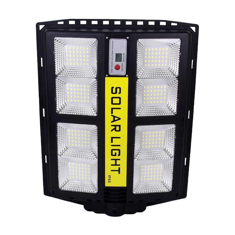 Lampa solara stradala Flippy, cu telecomanda, senzor de miscare si lumina, suport prindere, 720 LED-uri, IP65, ABS,