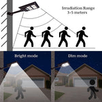 Lampa solara stradala Flippy, senzor de miscare si lumina, 96 LED-uri, IP65, ABS, 5AH, 100W, temperatura culoare 6500K,