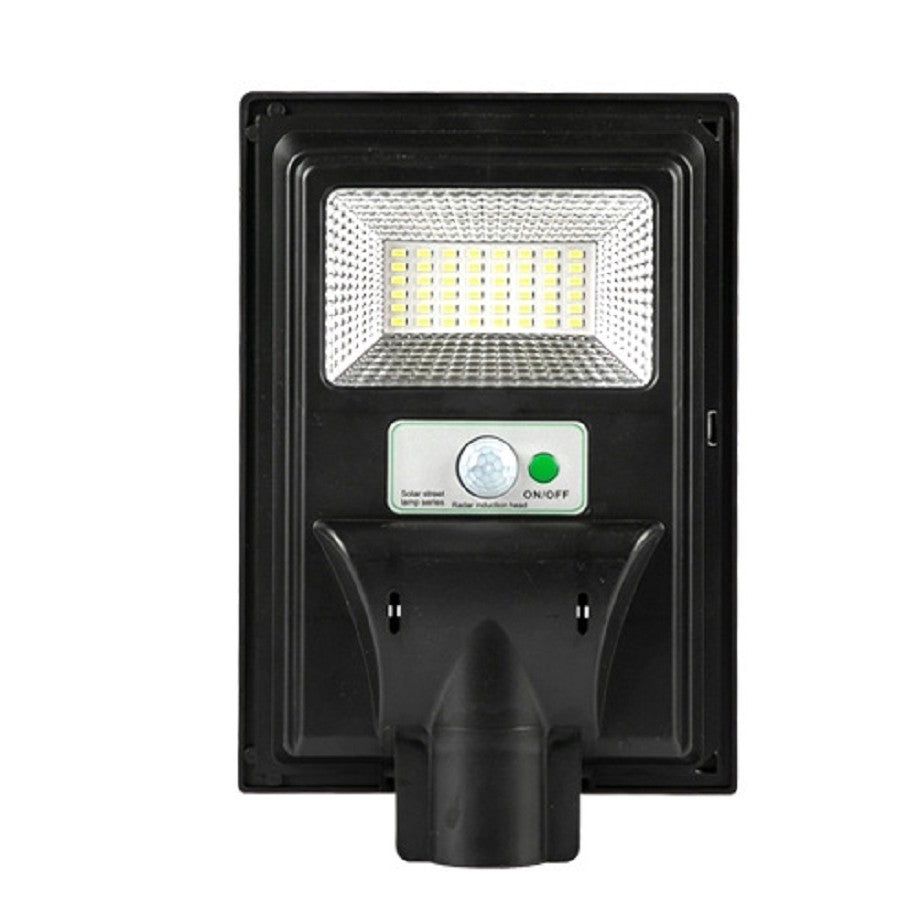 Lampa solara stradala Flippy, cu telecomanda, senzor de miscare si lumina, suport prindere, 48 LED-uri, IP65, ABS, 5AH,