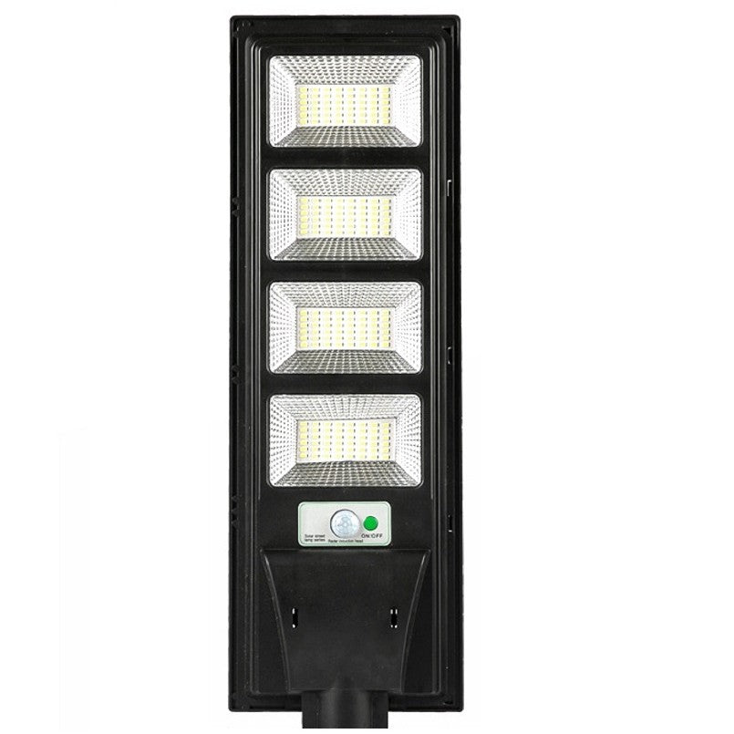 Lampa solara stradala Flippy, cu telecomanda, senzor de miscare si lumina, suport prindere, 192 LED-uri, IP65, ABS,