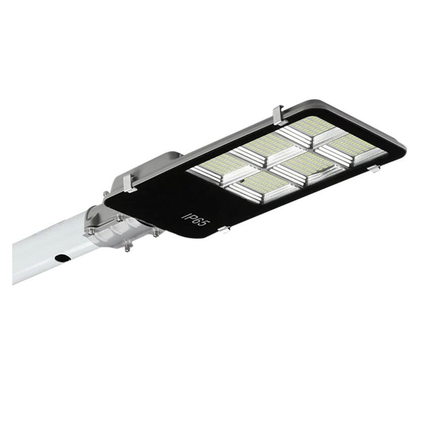 Lampa solara stradala Flippy, IP65, senzor de lumina, 100 LED-uri SMD, 7200 lm, panou 12W, putere 80W, autonomie 12-16
