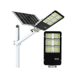 Lampa solara stradala Flippy, IP65, senzor de lumina, 100 LED-uri SMD, 7200 lm, panou 12W, putere 80W, autonomie 12-16