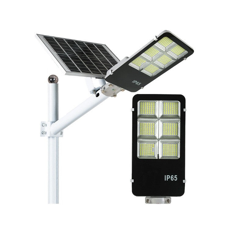Lampa solara stradala Flippy, IP65, senzor de lumina, 100 LED-uri SMD, 7200 lm, panou 12W, putere 80W, autonomie 12-16