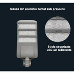 Lampa solara stradala Flippy, IP65, senzor de lumina, 510 LED-uri SMD, 5000 lm, panou 53W, putere 500W, autonomie 12-16