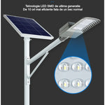 Lampa solara stradala Flippy, IP65, senzor de lumina, 60 LED-uri SMD, 2250 lm, panou 25W, putere 200W, autonomie 12-16