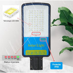Lampa solara stradala Flippy, IP66, senzor de lumina, 120 LED-uri SMD, 1800 lm, panou 20W, putere 100W, autonomie 12-16