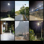 Lampa solara stradala Flippy, pentru curte sau strada, finisaj lucios, rezistent la apa, montare prin fixare, senzor