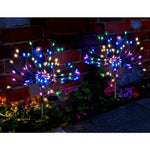 Lampa solara sub forma de artificii, 120 LED-uri, multicolor, Flippy