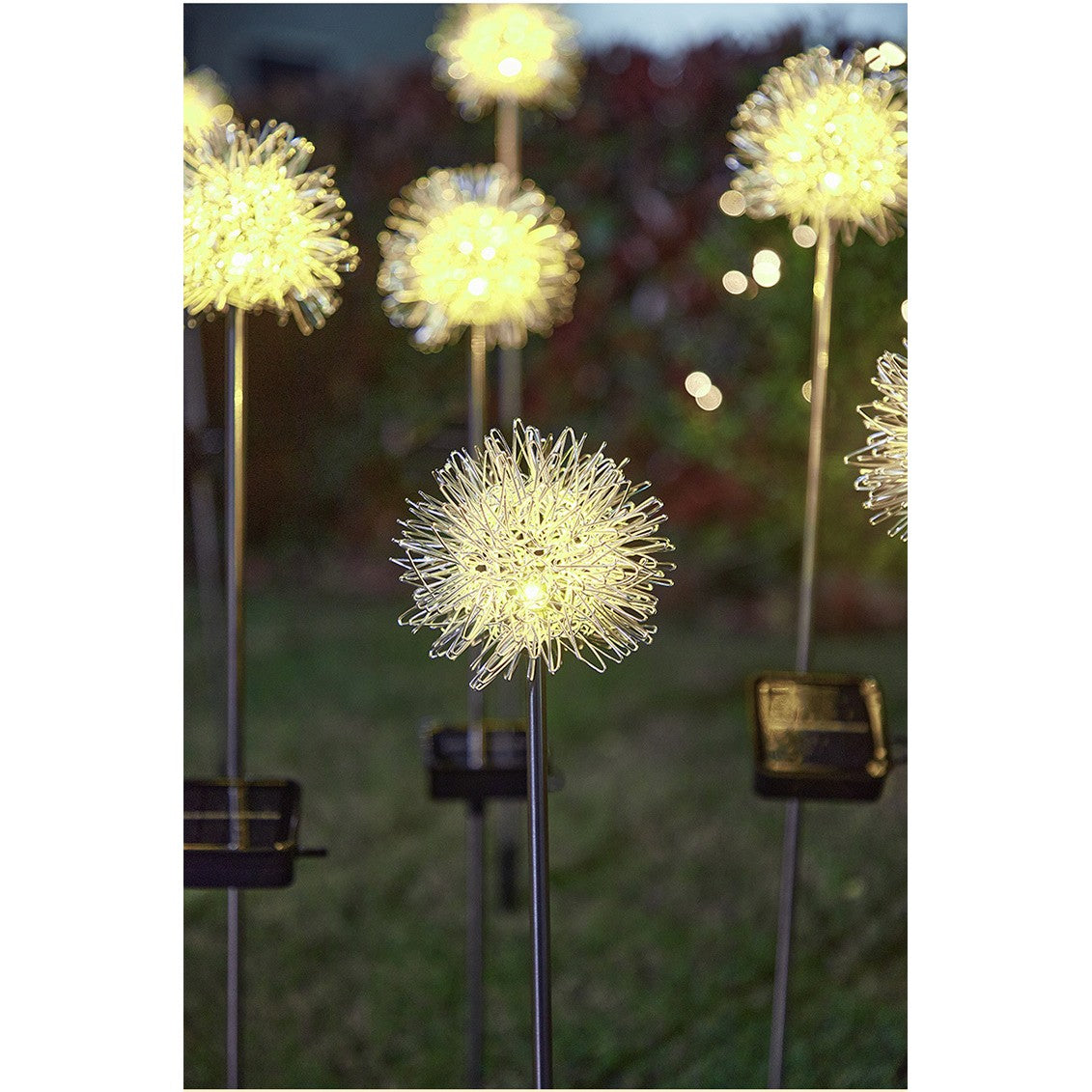 Lampa solara sub forma de Papadie, alb cald, Flippy