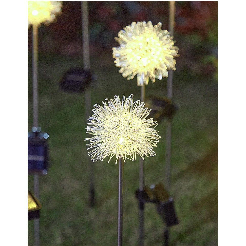 Lampa solara sub forma de Papadie, alb cald, Flippy