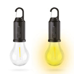 Lampa solara suspendata forma bec LED 5W 100lm +USB-C 400mAh PHENOM 18585