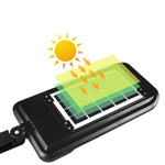 Lampă stradală solară Flippy, cu telecomandă, 36 cm x 11.5 cm, 108 COB LED, 2592 Lumeni, 21.6 W - echivalent 172 W bec