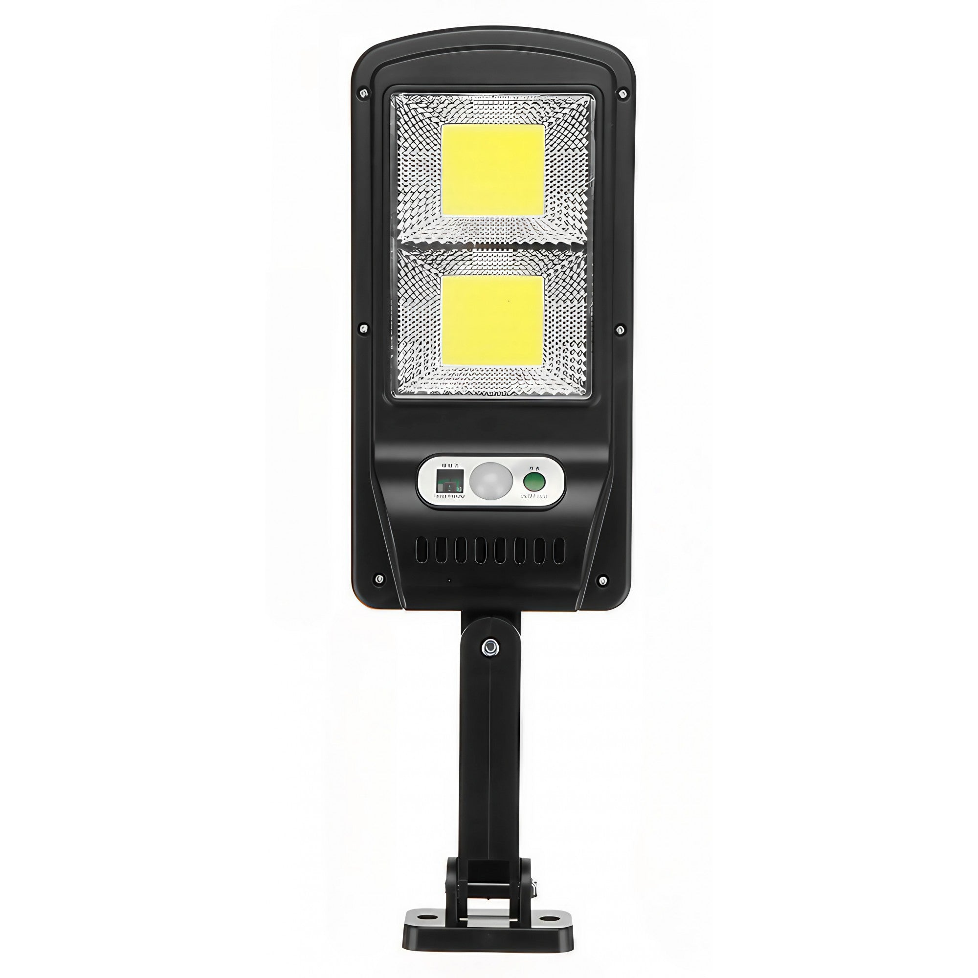 Lampă stradală solară Flippy, cu telecomandă, 36 cm x 11.5 cm, 108 COB LED, 2592 Lumeni, 21.6 W - echivalent 172 W bec
