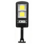 Lampă stradală solară Flippy, cu telecomandă, 36 cm x 11.5 cm, 108 COB LED, 2592 Lumeni, 21.6 W - echivalent 172 W bec