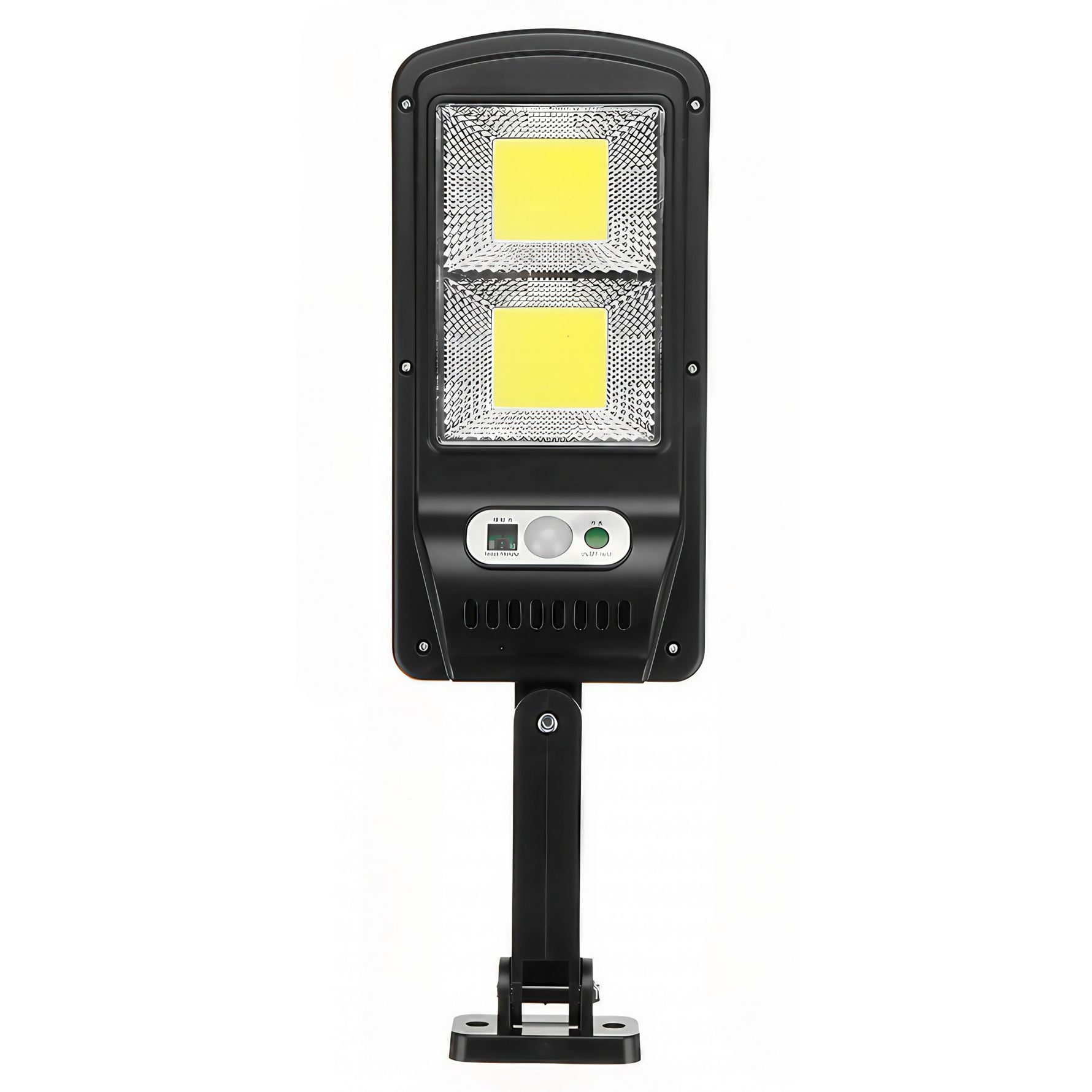 Lampă stradală solară Flippy, cu telecomandă, 36 cm x 11.5 cm, 108 COB LED, 2592 Lumeni, 21.6 W - echivalent 172 W bec