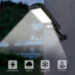 Lampa Solara De Exterior LED Flippy, 36 cm x 11.5 cm, 2400Lumeni 100 COB LED 20 W - echivalent 160 W bec incadescent,
