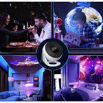Lampa Tip Proiector Galaxie, Flippy, pentru Dormitor, Tematica Cer Instelat, Model Glob, HD, Rotire 360 de Grade, 20 de