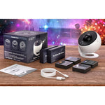 Lampa Tip Proiector Galaxie, Flippy, pentru Dormitor, Tematica Cer Instelat, Model Glob, HD, Rotire 360 de Grade, 20 de