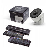Lampa Tip Proiector Galaxie, Flippy, pentru Dormitor, Tematica Cer Instelat, Model Glob, HD, Rotire 360 de Grade, 13