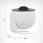 Lampa Tip Proiector Galaxie, Flippy, pentru Dormitor, Tematica Cer Instelat, Model Glob, HD, Rotire 360 de Grade, 13