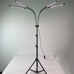 Lampa UV pentru cresterea plantelor, Flippy, 4 capete, putere 30W, 108 LED-uri Lampa cu lumina Ultra-Violet, Lampa cu
